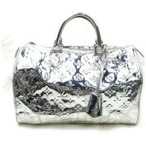 Louis Vuitton 872180 Monogram Miroir Argent Speedy